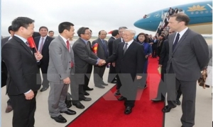 Tổng Bí thư Nguyễn Phú Trọng đã đến Hoa Kỳ, bắt đầu chuyến thăm chính thức