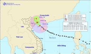 Bão số 7 bắt đầu đổ bộ vào Quảng Ninh, gió giật cấp 10-11