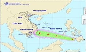 Áp thấp nhiệt đới đi vào Biển Đông khả năng mạnh lên thành bão