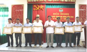 Hội Nông dân Hưng Yên: 8 hội viên nông dân được nhận bằng khen của Thủ tướng.